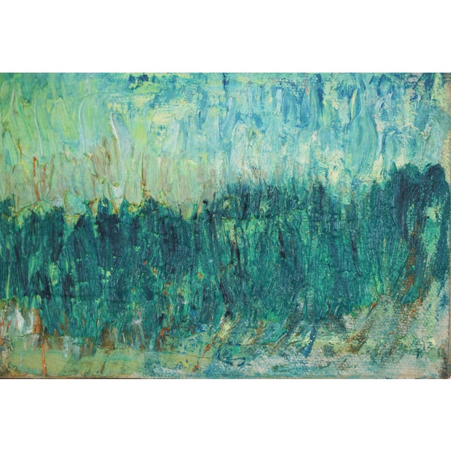 Impressionist 1940's Impasto Landscape For Sale - Image 3 of 4