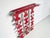 Vintage Space Age Wall Coat Rack in Red with Hat Shelf, 1960s For Sale - Image 5 of 18