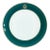 1990s 5-Star the Beverly Hills Hotel Green & Gold Charger Dining Dinner Plate For Sale