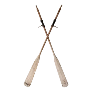 Vintage Wooden Oars Pair