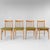 Mid-Century Modern Mid-Century Modern Italian Wood Dining Chairs, 1960s, Set of 4 For Sale - Image 3 of 15