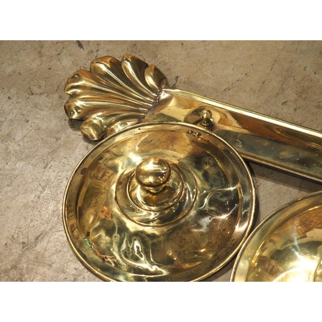 Decorative Antique Brass Kitchen Wall Hanging From Languedoc, France, C. 1910 For Sale In Dallas - Image 6 of 15