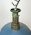 Blue Industrial Blue Enamel Factory Pendant Lamp with Cast Aluminium Top, 1960s For Sale - Image 8 of 16