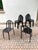 Black Model 222 Chairs by Robert Mallet-Stevens for Pallucco, 1980, Set of 8 For Sale - Image 8 of 12