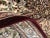 Burgundy Handwoven Indian Agra Style Area Rug 8'0"×10'0" For Sale - Image 8 of 12