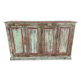 Farmhouse Pine Sideboard, 1920s For Sale
