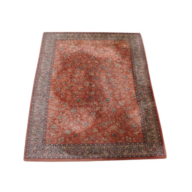 Vintage Rug in Wool For Sale - Image 9 of 9