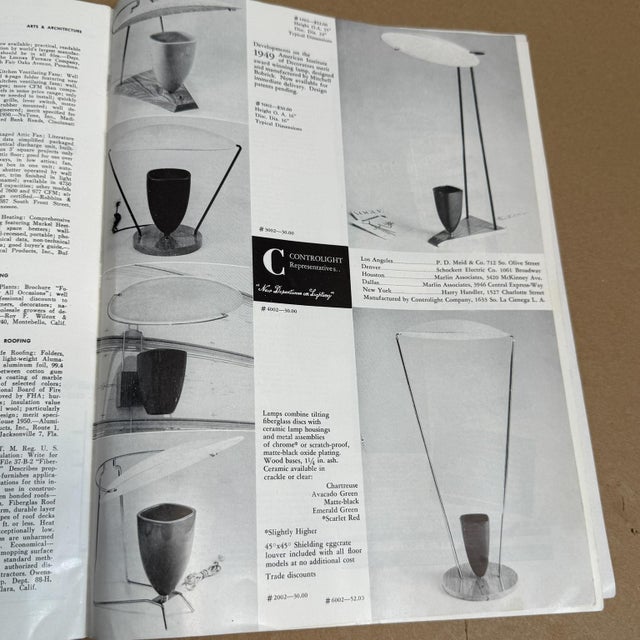 July 1951 Arts & Architecture Magazine John Entenza For Sale - Image 11 of 12