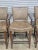 Late 20th Century Late 20th Century Set of Four Hickory Chair Mahogany Alligator Pattern Leather Counter Stools For Sale - Image 5 of 11
