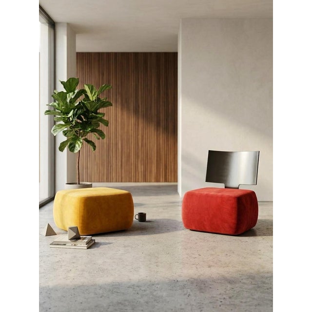 Pascal Mourgue Design for Ligne Roset "Tazia" 8 Piece Dining or Lounge Set - 2 Tables, 2 Chairs With Back and 4 Without. For Sale - Image 11 of 12