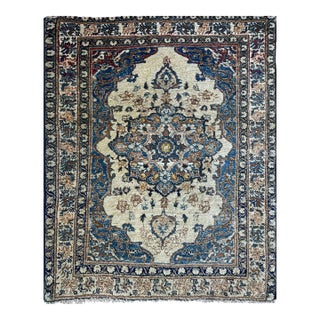Antique Persian Hajji Jalili Tabriz Rug, 2'0" × 3'0" For Sale