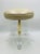 Mid-Century Modern 1960s Sculptural Vanity Stool in Lucite & Brass by Charles Hollis Jones For Sale - Image 3 of 13