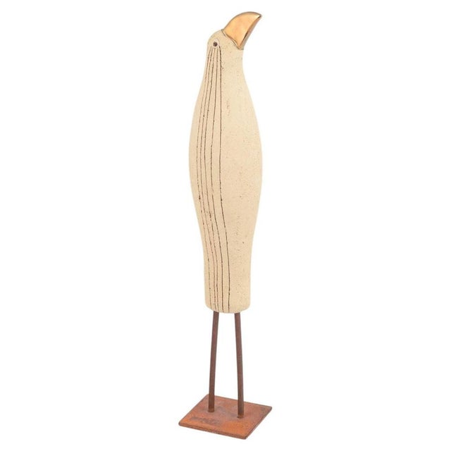 1980s Polish Ceramic Bird by Ewa Budzowska, 1980s For Sale - Image 5 of 5
