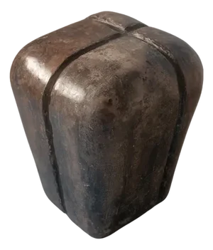 Ritual Side Table in Hemp Crete by Lucas Tyra Morten