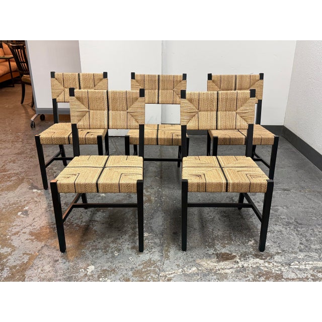 Design Plus Gallery presents a Set of five of the Carson Dining Chairs from Serena & Lily. Inspired by Parisian antiques,...
