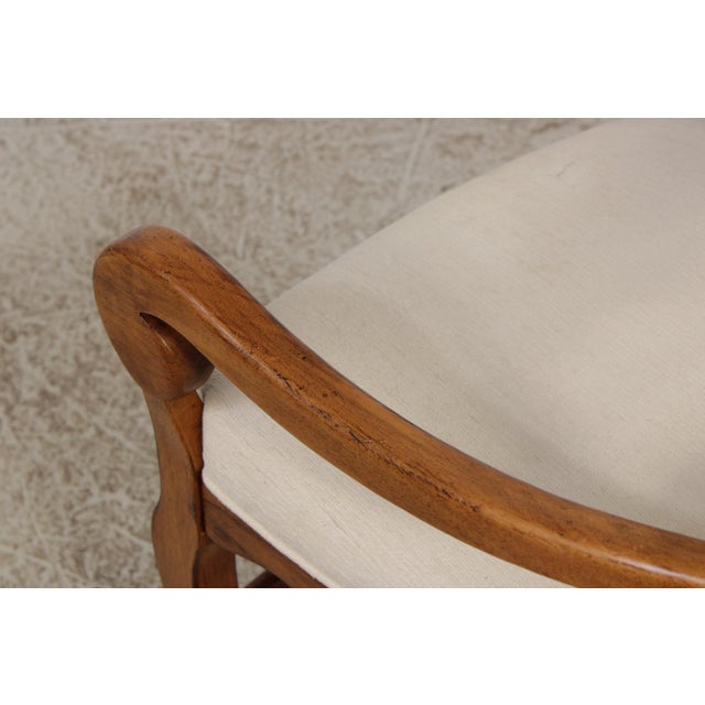 Wood Set of 8 Drexel Heritage Country French Ladderback Chairs For Sale - Image 7 of 17