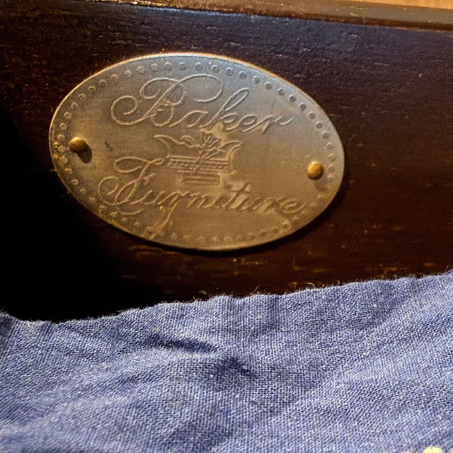 Wood Grand Scale Baker Furniture Mahogany Dresser—TWO Available For Sale - Image 7 of 11