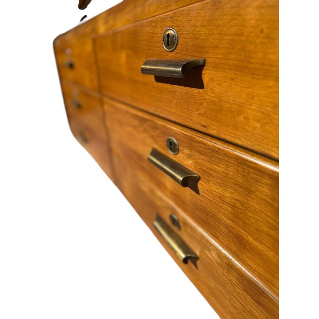 Mid-Century Modern 1960s Haberdashery Case With Sliding Glass Doors For Sale - Image 3 of 10