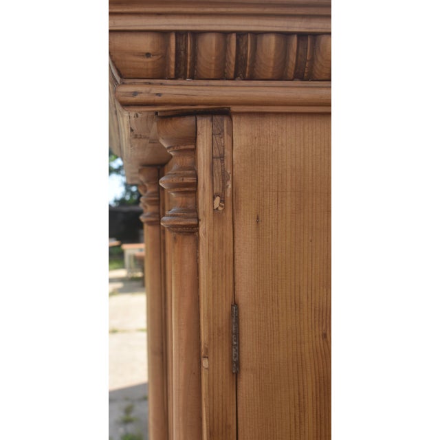 Pine Two Door Armoire, Hungary, Circa 1890 For Sale In Baltimore - Image 6 of 17