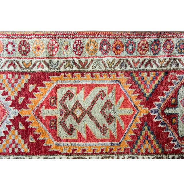 Mid 20th Century Vintage Turkish Konya Runner For Sale - Image 5 of 10