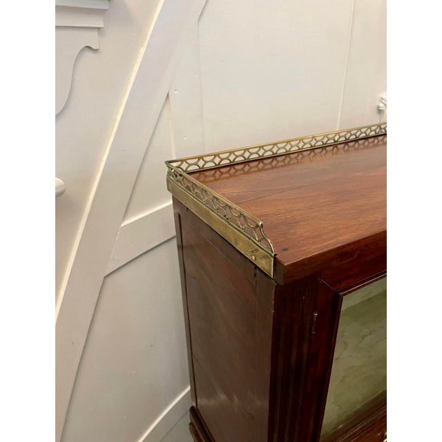 Antique French Mahogany Fold Down Desk, 1850 For Sale - Image 9 of 13