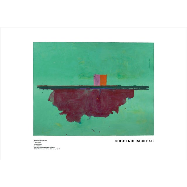 Helen Frankenthaler Cassis 1995 Official Exhibition Print Dimensions: 16,5 x 11,7 in / 42 x 29,7 cm Sold unframed
