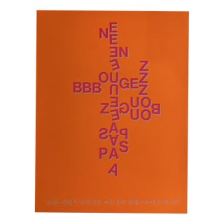 Lithograph Poster by Yaacov Agam, 1966 For Sale