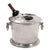 This wine bucket is a must have for any bar. A classic round aluminum shape is finished in a raw silver. It features round...