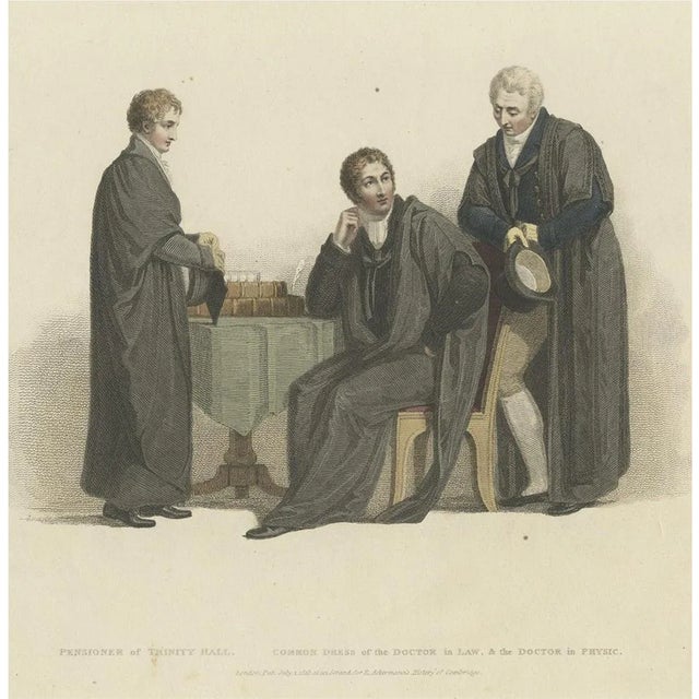 Academic Costumes, 1815, Paper For Sale