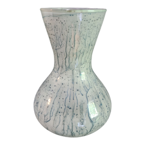 Vintage Simron Hand Painted in Israel Vase Original Label
