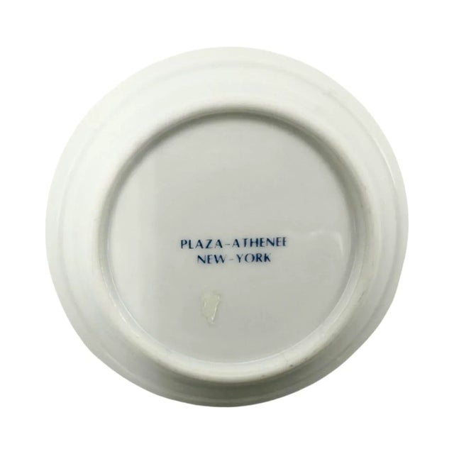 Vintage Hotel Plaza Athenee New York City Nyc Ashtray Dish For Sale In Washington DC - Image 6 of 12