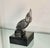 Art Deco Antique Spelter Metal Art Deco Sculpture Cockatoo Bird on Metal Base, Circa 1920's-1930s For Sale - Image 3 of 12