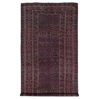 Doris Leslie Blau Antique Geometric Light Beige Rug - c. 1930 Beshir Sand For Sale