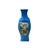 Chinese Chinese Bright Blue White Window Scenery Graphic Square Porcelain Vase For Sale - Image 3 of 17