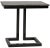 Contemporary NOIR Alonzo Side Table in Black Metal with Marble For Sale - Image 3 of 10