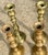 Traditional Two Pr Brass Bell Metal 19th C Georgian Candlesticks Holders 10 3/4" Beehive 12" For Sale - Image 3 of 11