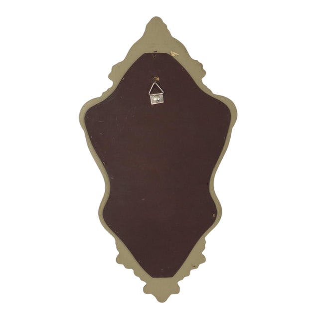 Small Baroque Crested Mirror in Gold Leaf Gilt from Deknudt, 1960s For Sale - Image 12 of 18