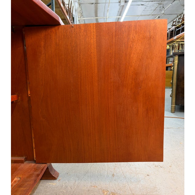 Sculpted Mid 20th Century Live-Edge Walnut Sideboard For Sale - Image 11 of 16