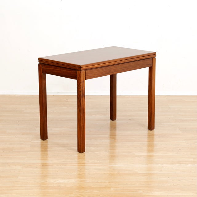Mid Century Folding Card Table For Sale - Image 9 of 11