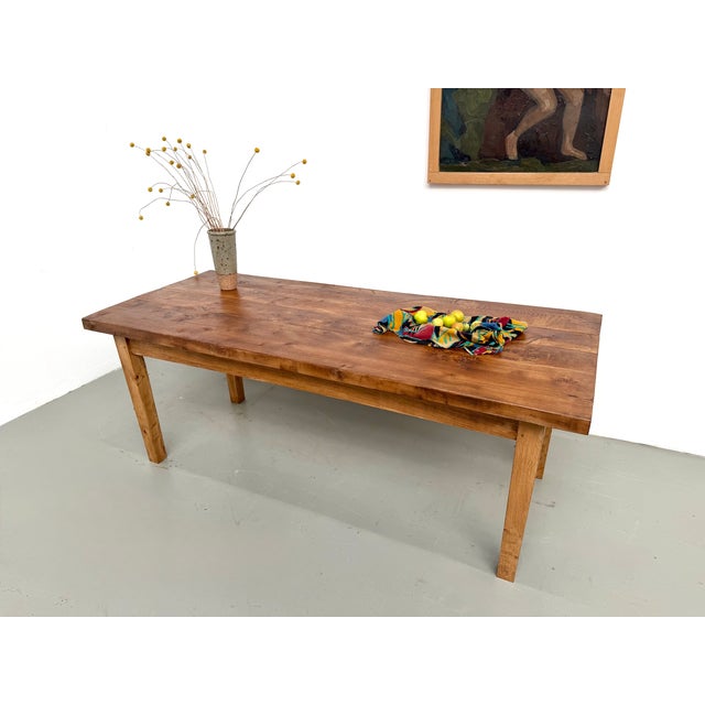 Vintage Oak Table, 1950s For Sale - Image 14 of 18