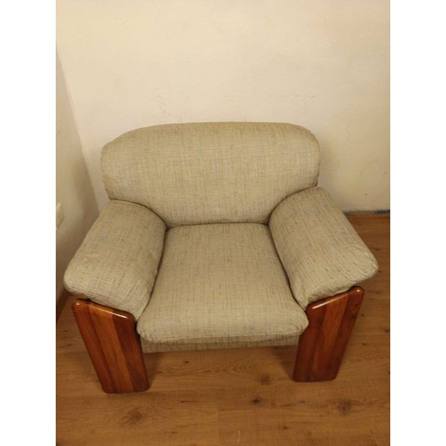 Vintage Sapporo Armchairs by Mario Marenco for Mobilgirgi, 1970s, Set of 2 For Sale - Image 11 of 12