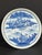 Late 20th Century Chinese Art Porcelain Blue and White Plate Mountain Scnery Design ITEM NAME: Chinese Art Porcelain Blue...