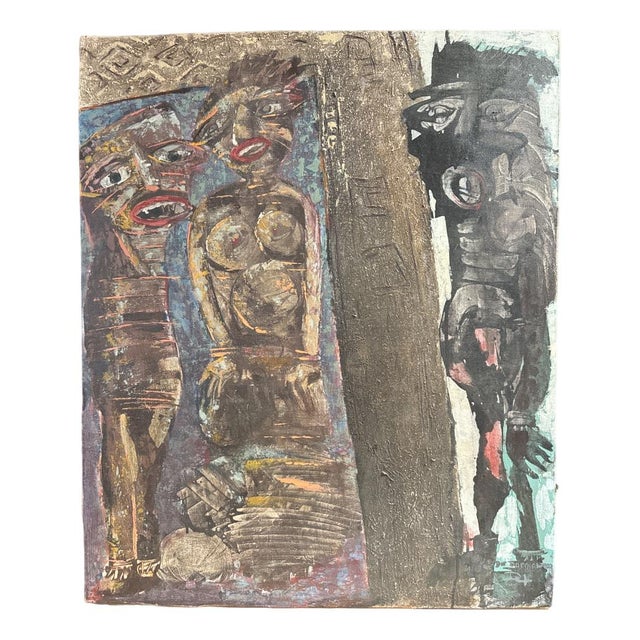 1990s Gede Darmawan, Art Brut, 1990s, Oil on Canvas For Sale - Image 5 of 5