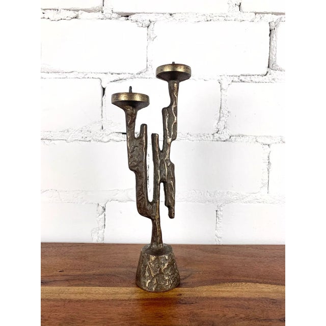 1960s Vintage Brutalist Candleholder, 1960s For Sale - Image 5 of 9