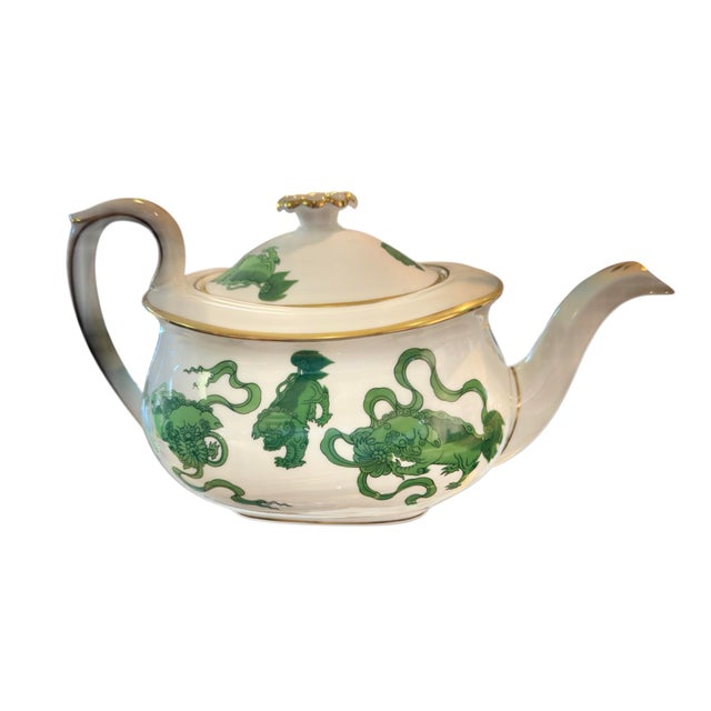 A rare teapot by Wedgewood. Originally produced in 1815 by Wedgewood, the “Chinese Tigers” pattern was revived in the...