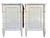 Williams-Sonoma Home "Hampstead" Faux Bamboo Nightstands With Carrara Marble Tops - Pair For Sale - Image 10 of 14