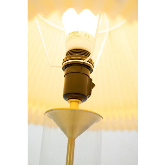 1960s Brass Table Lamp Model 303b by Aage Petersen for Le Klint, 1960s For Sale - Image 5 of 9