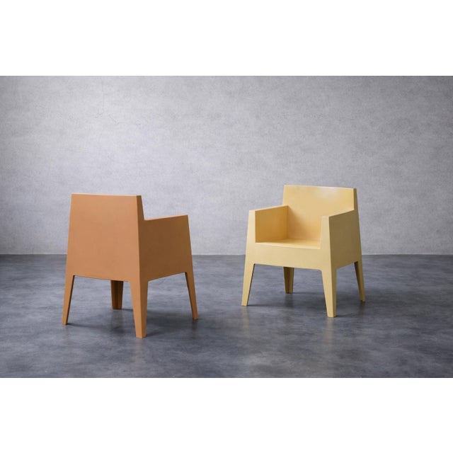 Driade Mid-Century Modern Italian Atlantide Toy Plastic Chairs by Philippe Starck for Driade, 1990s, Set of 4 For Sale - Image 4 of 18