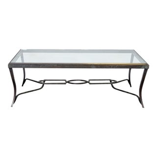 Carole Gratale Inc. Wrought Iron Coffee Table For Sale