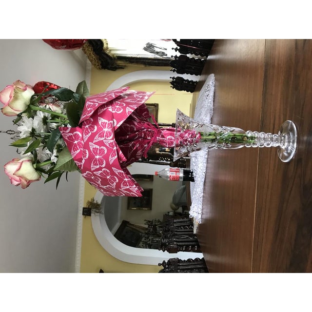 Vintage Crystal Vase, 1970s For Sale - Image 9 of 18